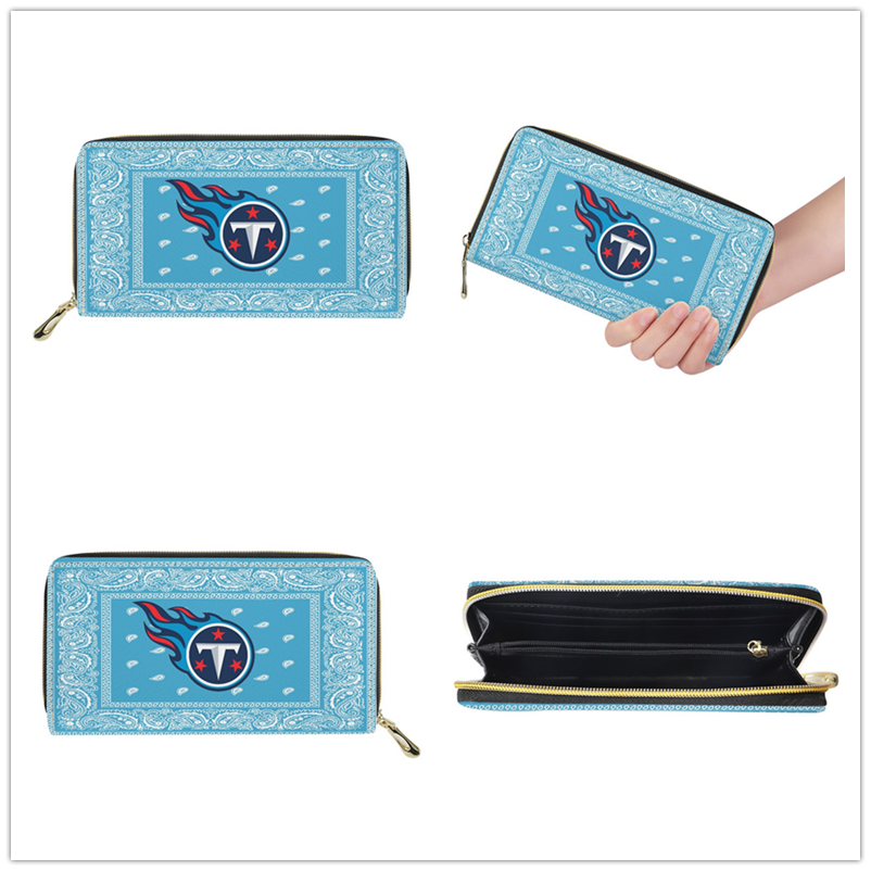 Tennessee Titans PU Leather Zip Wallet 001